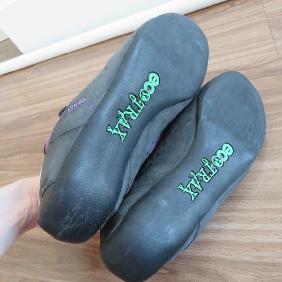 EVOLV Elektra Eco-Trax Rock Climbing Shoes Purple Black Gorpcore - Size US 10.5 - Picture 9 of 11